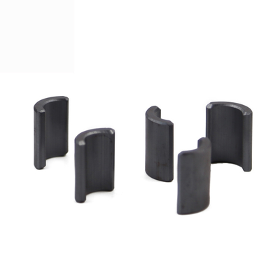 Professional Moto Magnet China Factory Wet Pressure Ring Ferrite Arc Magnet For Fan Motor
